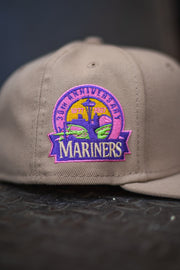 New Era Seattle Mariners 30th Anniversary Purple UV (Khaki) - New Era