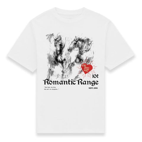 Lifted Anchors Romantic Range Tee (White) - Lifted Anchors