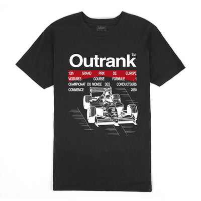 Outrank Grand Prix T-shirt (Black) - Outrank