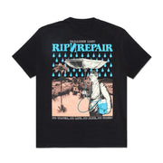 Rip n Repair No Blue No Green T-shirt (Black) - Rip n Repair