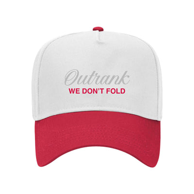 Outank We Don't Fold Snapback - Outrank