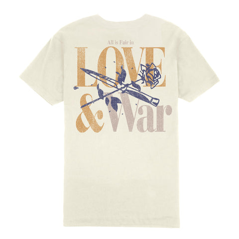 Outrank Love & War T-shirt (Vintage White) - Outrank