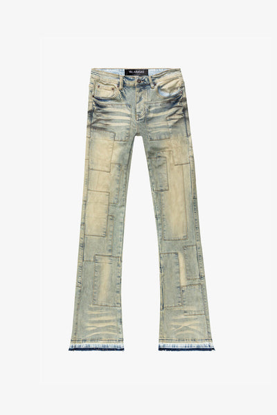 Valabasas Bricks Denim Stacked (Dirt Blue) - VLBS2306 - VALABASAS