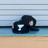 New Era St. Louis Blues 1994 All-Star Game Side Patch Fitted (Black/Navy) - New Era