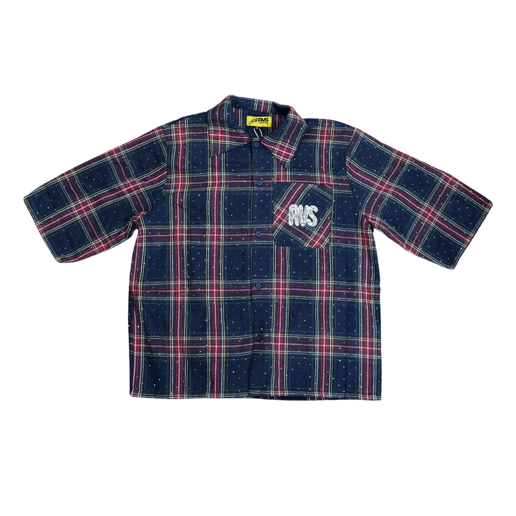 Rvs Labs "Lumière" Flannel (Navy/Crimson) - Rvs Labs