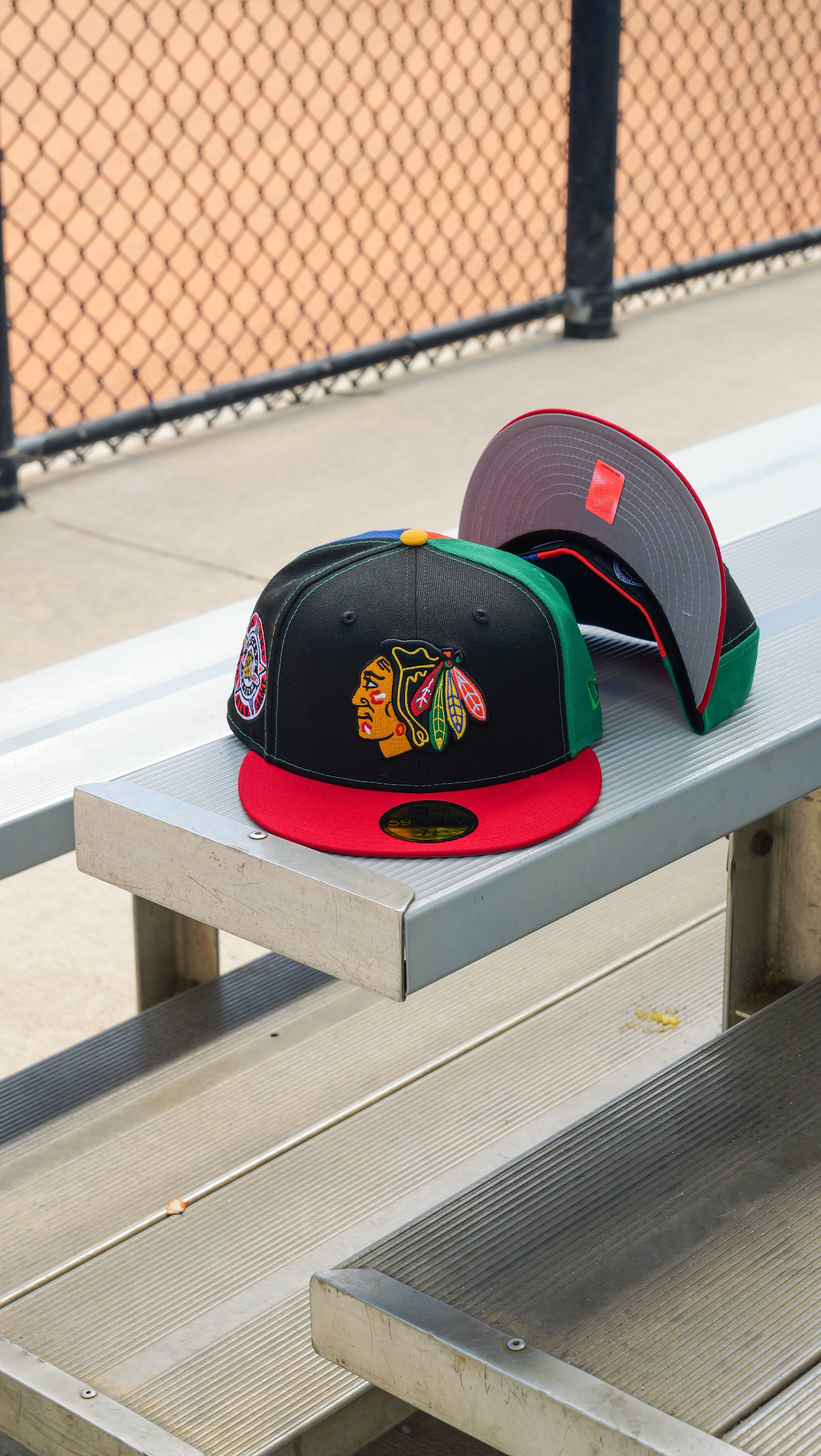 New Era Chicago Blackhawks 1991 All-Star Game Grey UV 59Fifty Fitted (Multi) - New Era