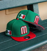 New Era Mexico 2026 World Baseball Classic 9FIFTY A-Frame Snapback- Green - New Era
