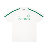 PAPER PLANES Soccer Stripe Tee (White) - Paper Plane