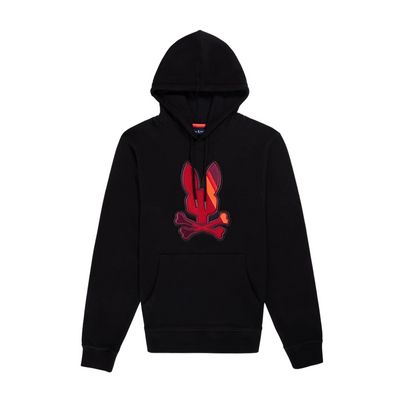 Psycho Bunny Apple Valley Embroidered Hoodie (Black) - Psycho Bunny