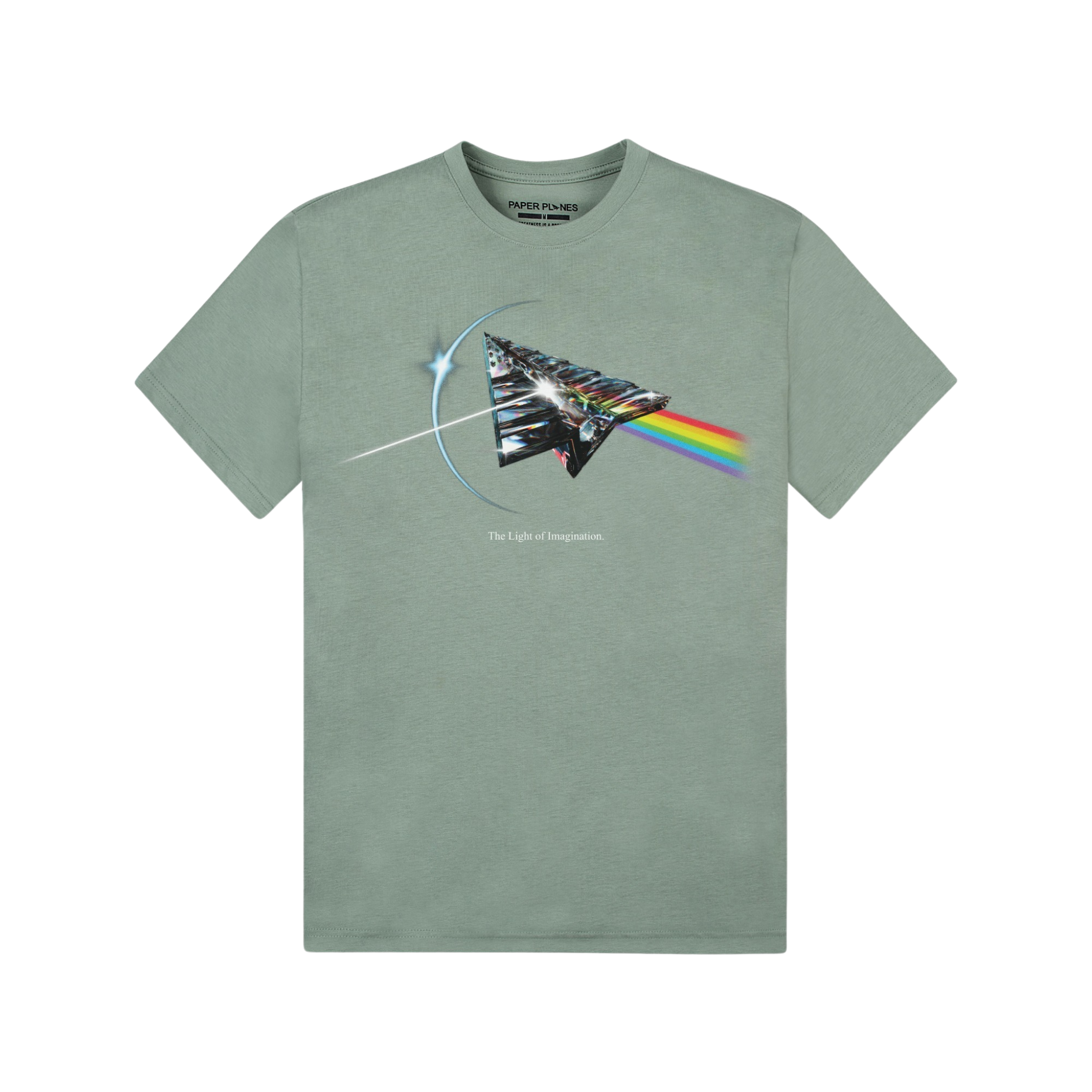 Paper Planes Colorful Reflection Tee (Iceberg Green) - Paper Plane
