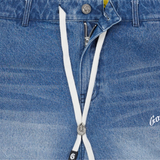 Godspeed "Fémur" Denim Shorts (Blue) - Godspeed