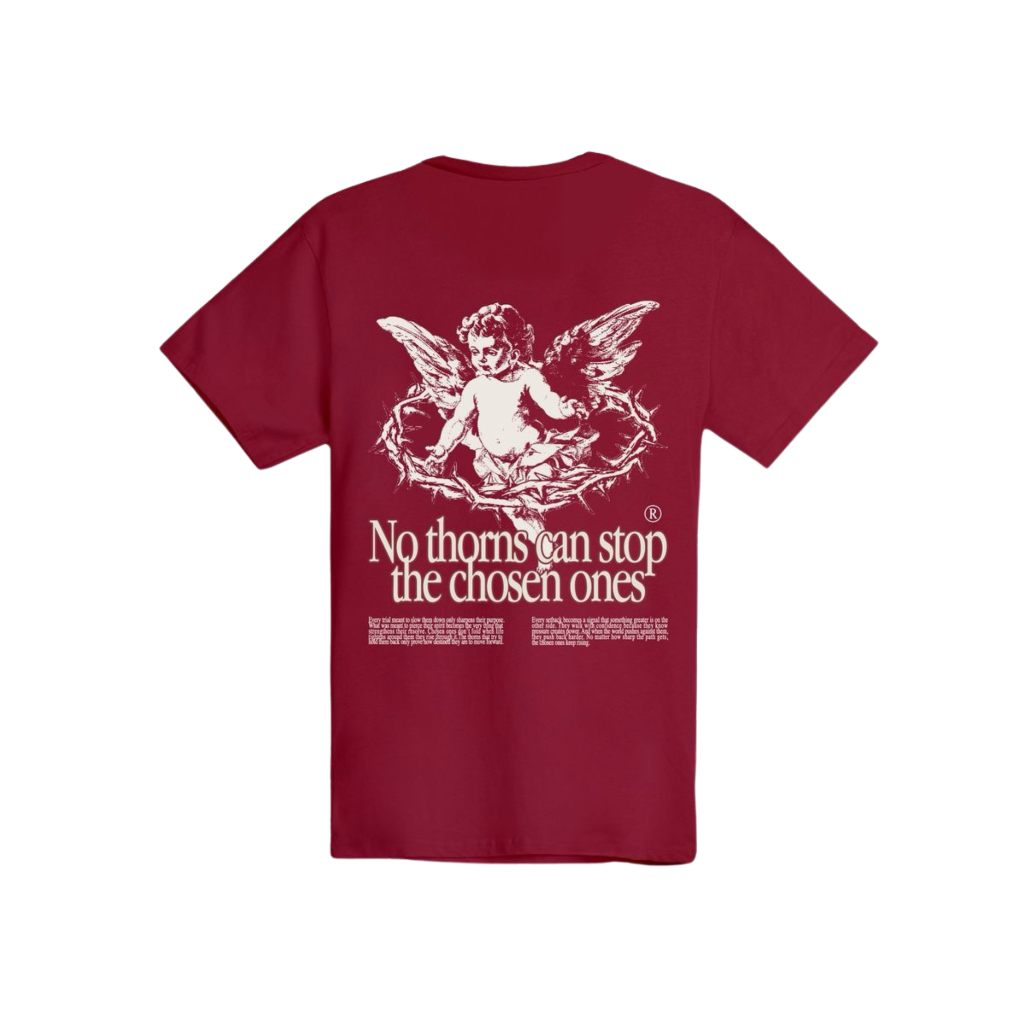 Outrank "No Thorns Can Stop" T-shirt (Cardinal) - Outrank