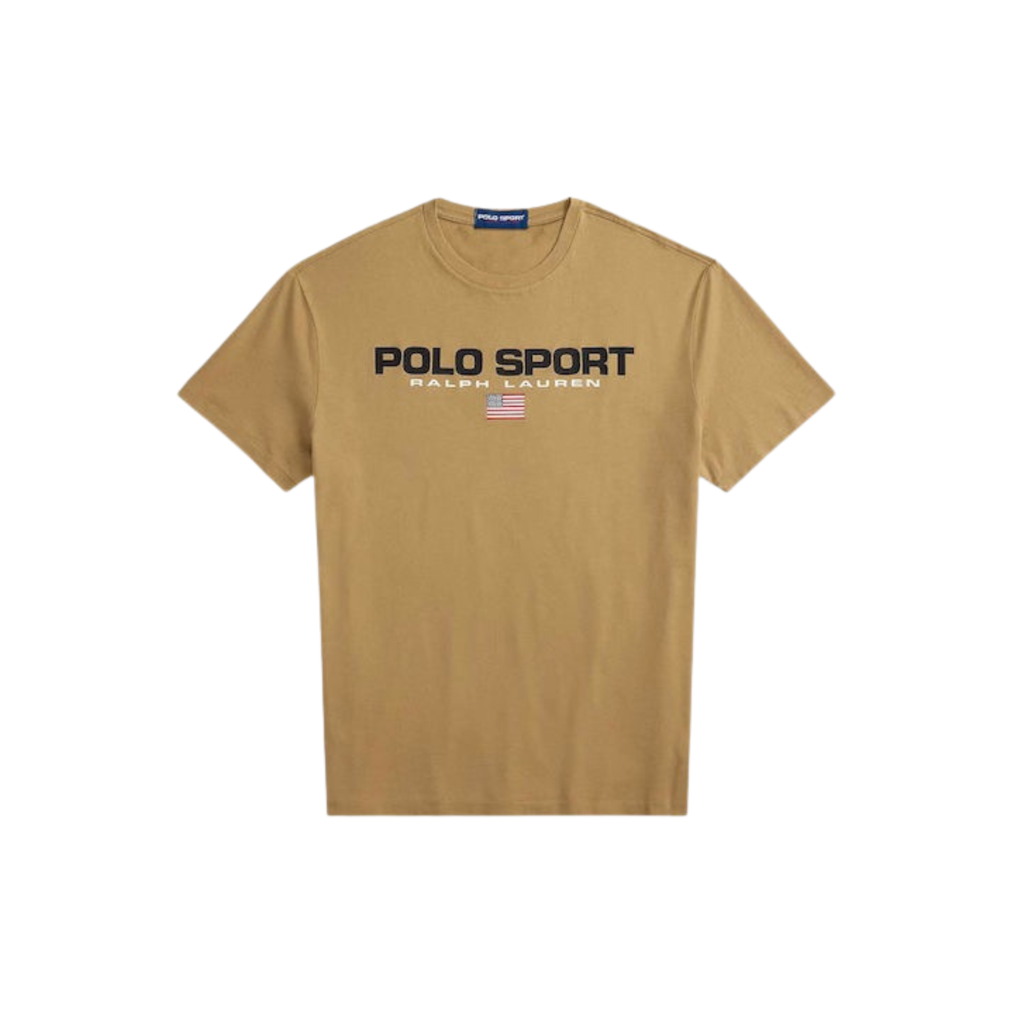 Polo Ralph Lauren Classic Fit Polo Sport Jersey T-Shirt (Khaki) - Polo Ralph Lauren