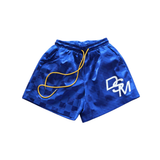 DSM "Checkered" Nylon Shorts (Blue) - Diet Starts Monday