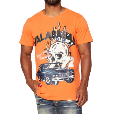 Valabasas Raw Deal Tee (Vintage Flame Orange) - VLBS9007 - VALABASAS