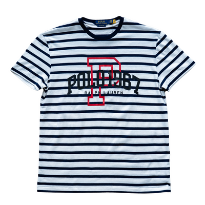 Polo Ralph Lauren Classic Fit Logo Jersey T-Shirt (Striped) - Polo Ralph Lauren