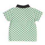 Kids Billionaire Boys Club BB Bogey SS Polo (White/Asparagus) - Billionaire Boys Club