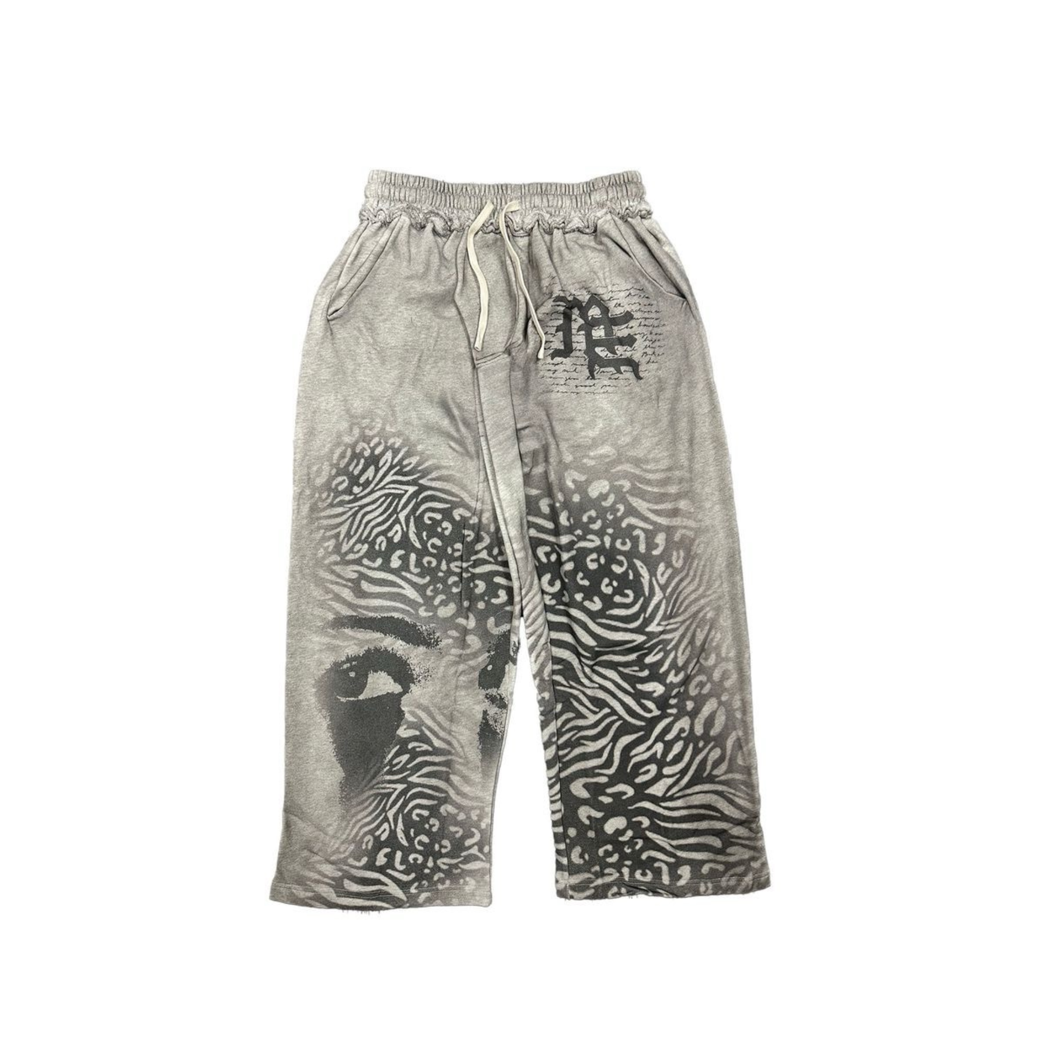 Mixed Emotion "Stripped" Sweatpants (Cream) - Mixed Emotion