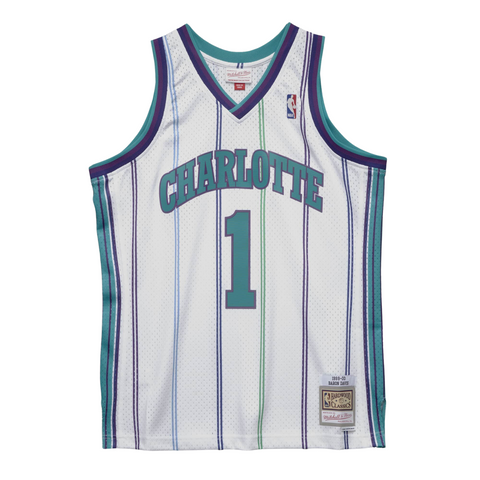 Mitchell N Ness Baron Davis Charlotte Hornets 1999-00 Swingman Jersey - Mitchell & Ness