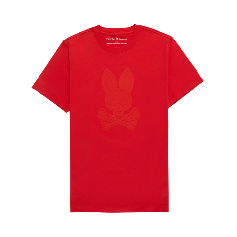 Psycho Bunny Damon Graphic Tee (Chili Red) - Psycho Bunny