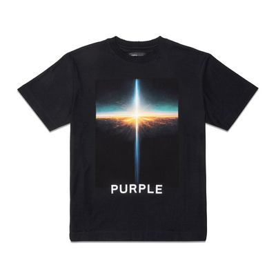 Purple Brand Utopia T-shirt (Black) - P104-JPBM423 - PURPLE BRAND