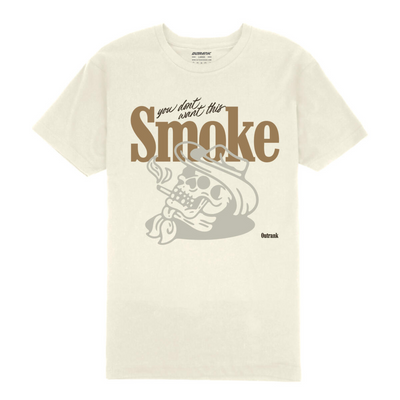 Outrank Smoke T-shirt (Vintage White) - Outrank