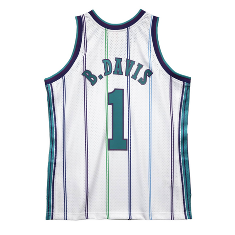 Mitchell N Ness Baron Davis Charlotte Hornets 1999-00 Swingman Jersey - Mitchell & Ness