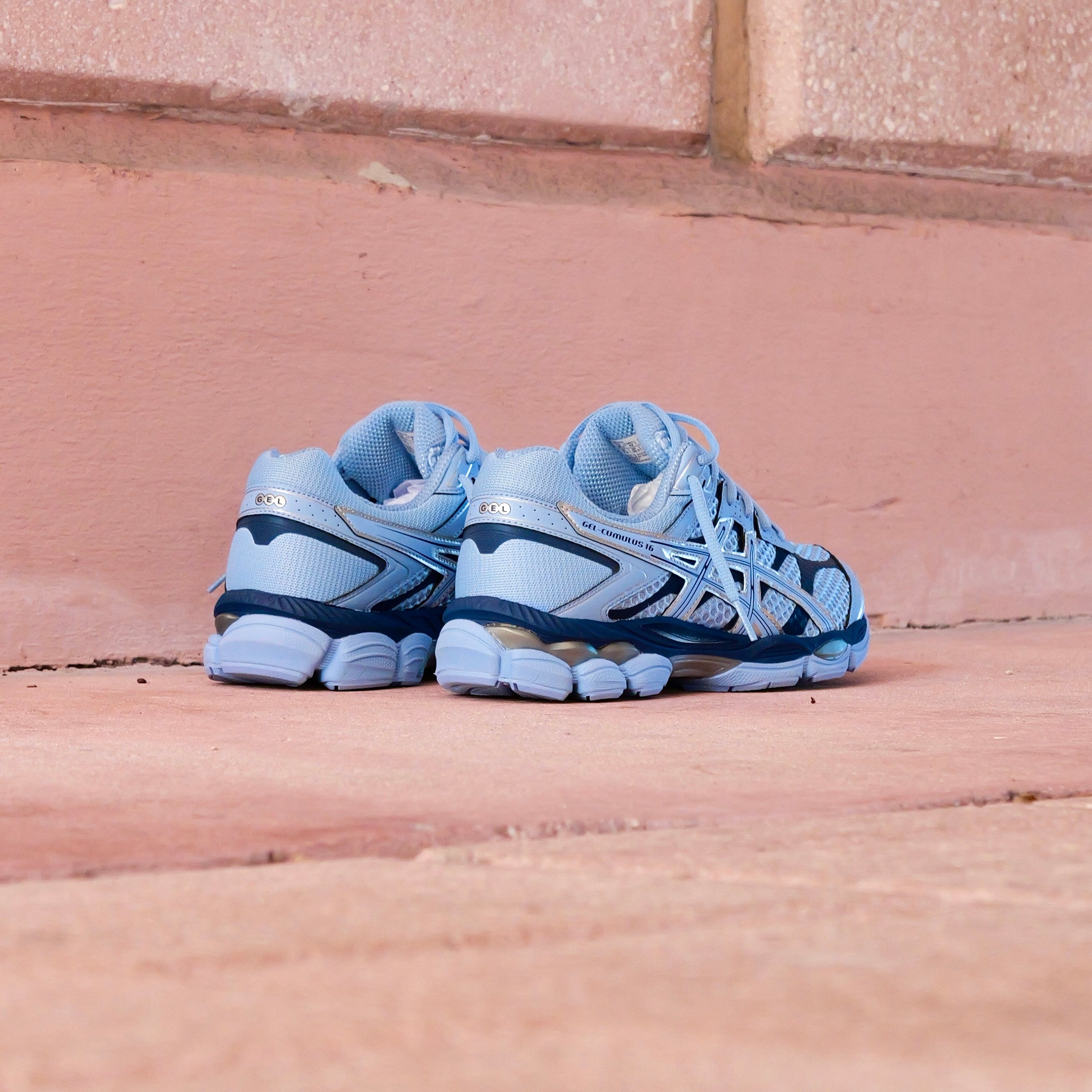 Mens Asics Gel-Cumulus 16 (Stone Wash/Independence Blue) - Asics