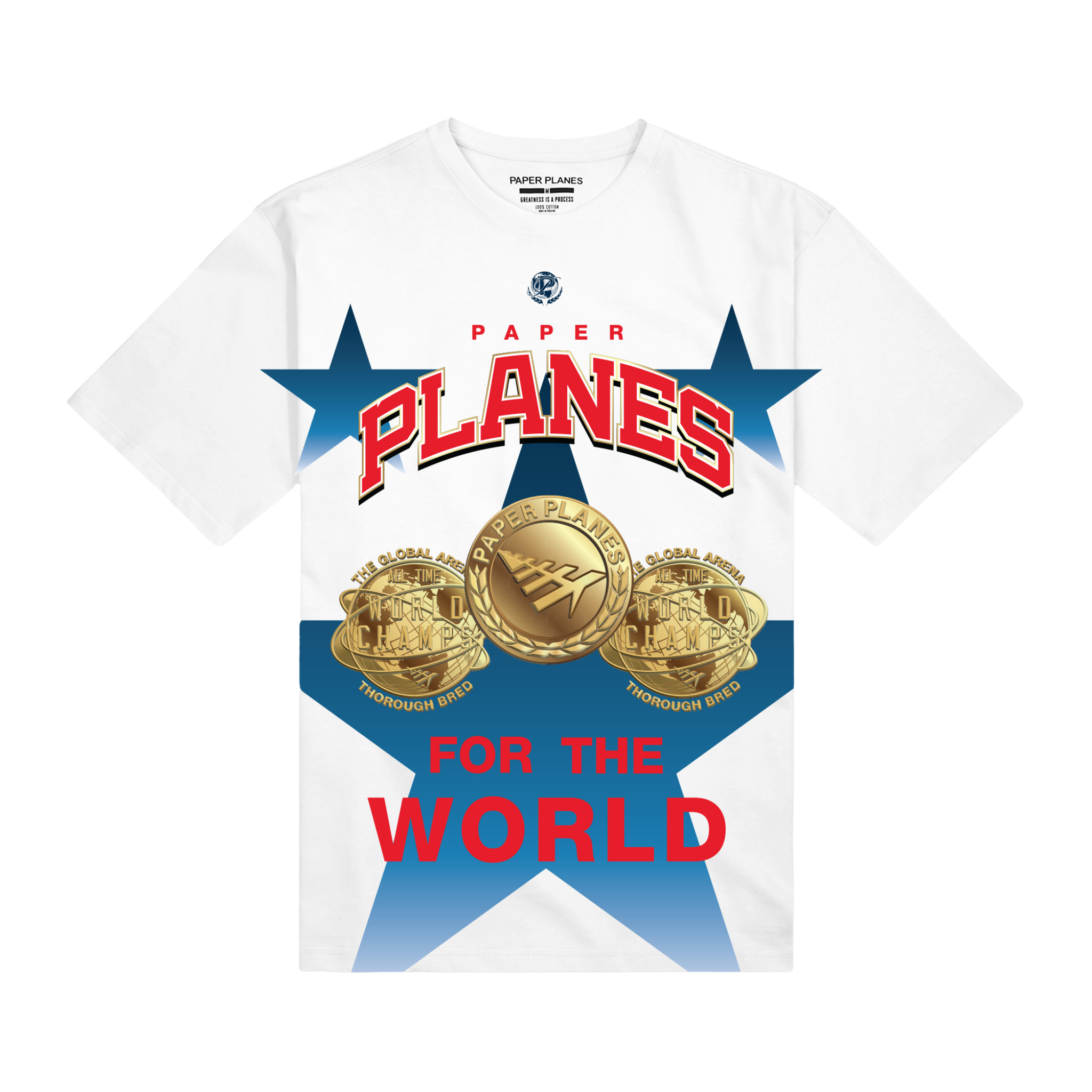 Paper Planes " GOLD MEDAL" Tee (White) - Paper Plane