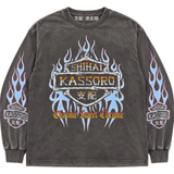 SHIHAI "Chrome Flame" LS (Washed Black) - SHIHAI KASSORO