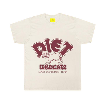 Diet Starts Monday Wildcats Tee (Antique White) - Diet Starts Monday