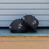 New Era Houston Astros Astrodome 9FIFTY A-Frame Snapback-(Charcoal/Black) - New Era