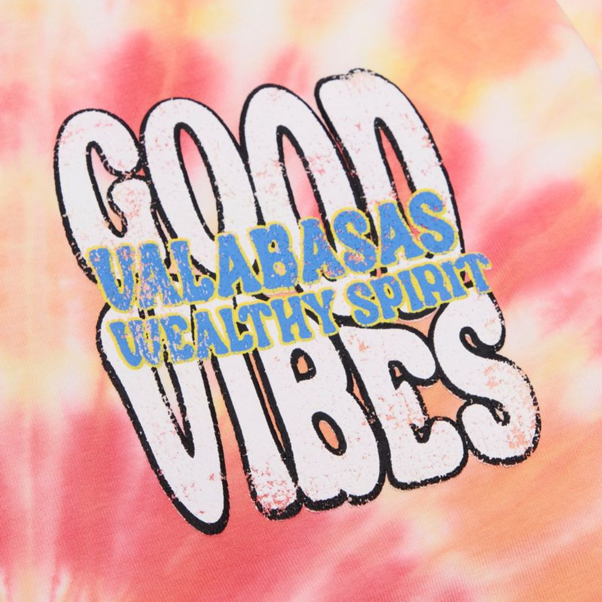 Valabasas "Wealthy Spirit" Tee (Red/Yellow/Orange) - VALABASAS