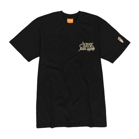 Anwar Carrots Farm Supply T-shirt (Black) - Anwar Carrots