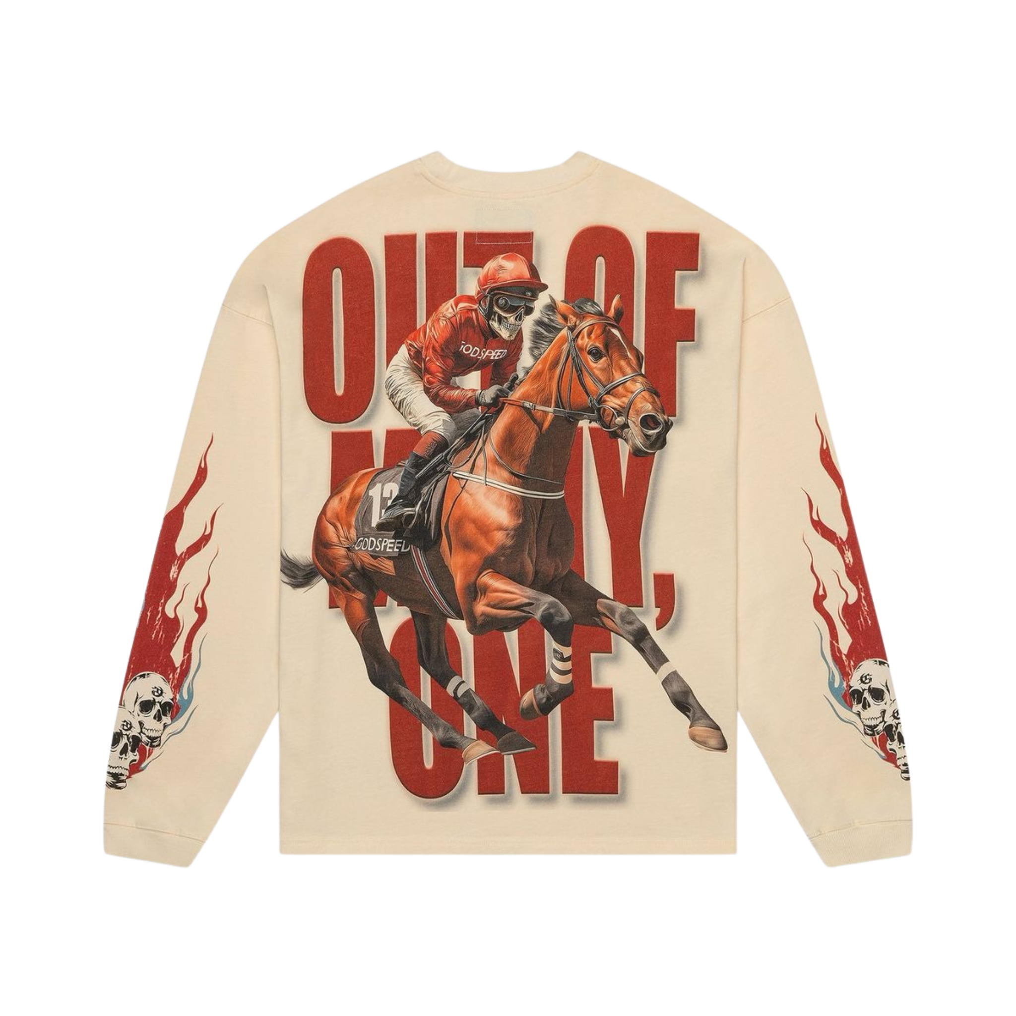 Godspeed "Thoroughbred" LS Tee (Bone) - Godspeed