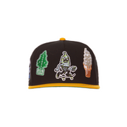 Ice Cream Over The Top Snapback (Black) - Ice Cream