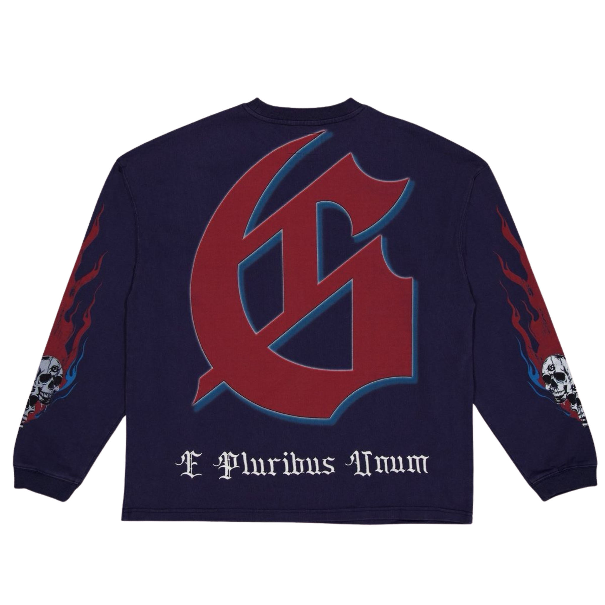 Godspeed "Checkmate" LS T-Shirt (Navy) - Godspeed