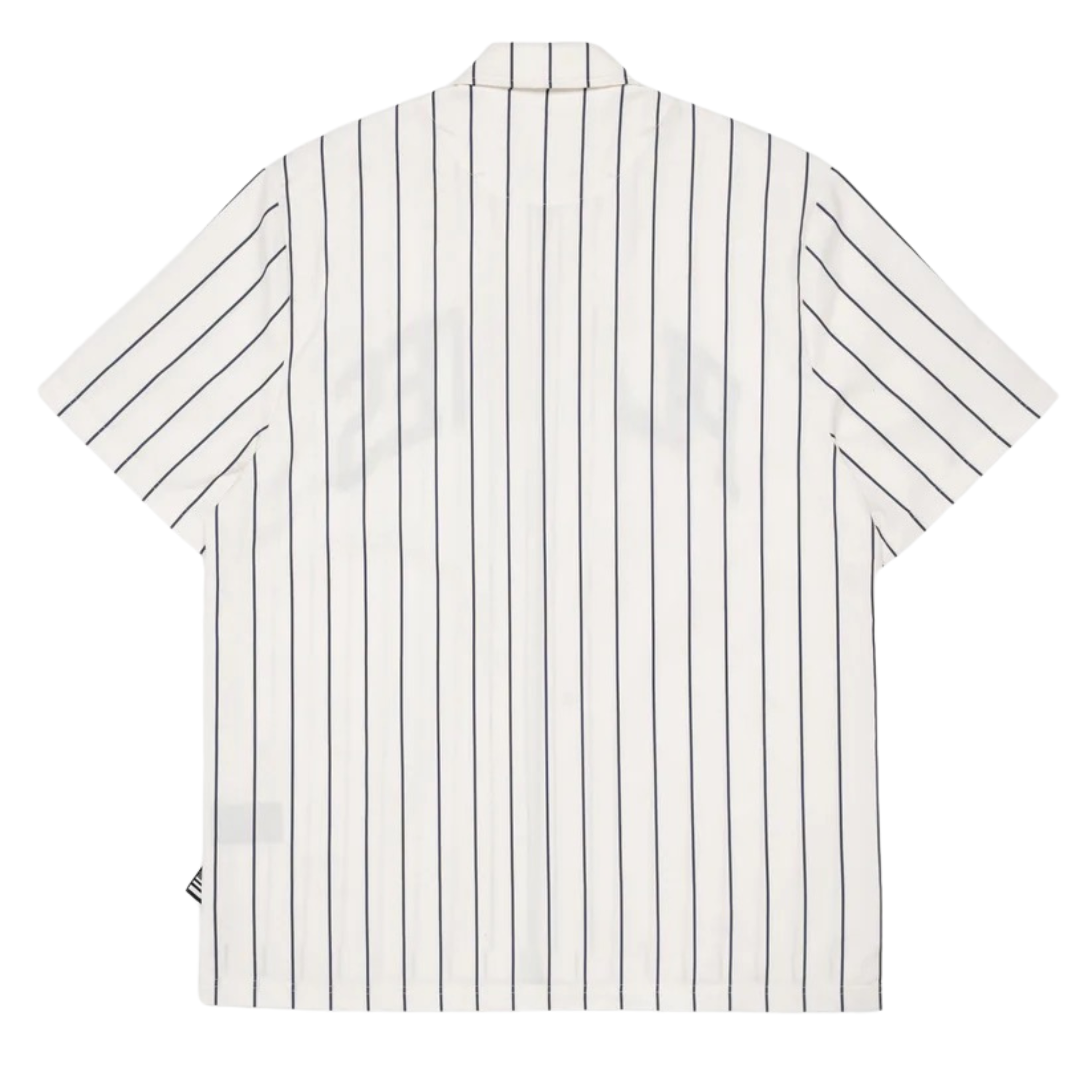 PAPER PLANES Pinstripe Work Shirt (Cream/Navy) - Paper Plane