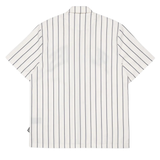 PAPER PLANES Pinstripe Work Shirt (Cream/Navy) - Paper Plane