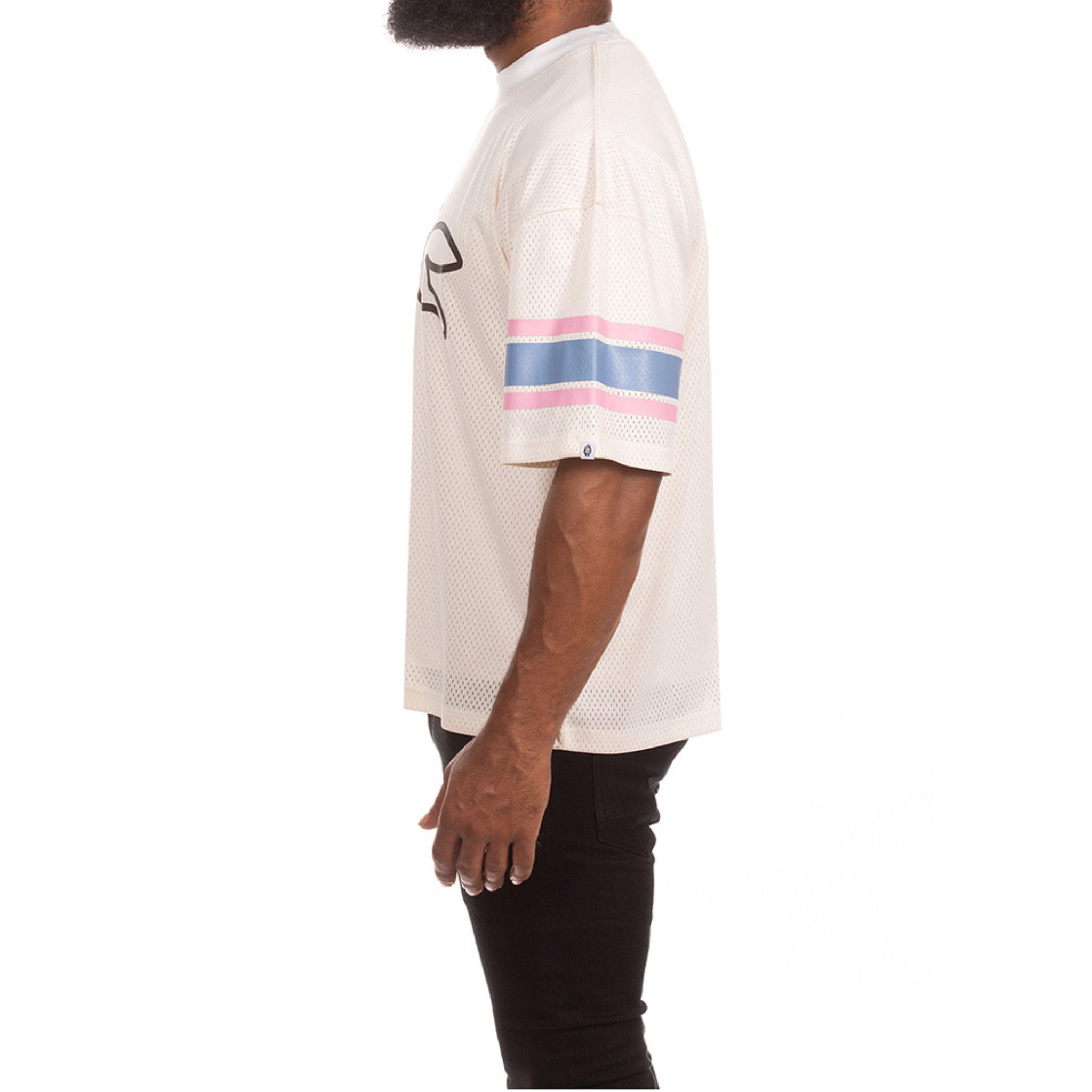 Icecream "Hike" Knit Tee (Boxy Fit)-(Antique White)