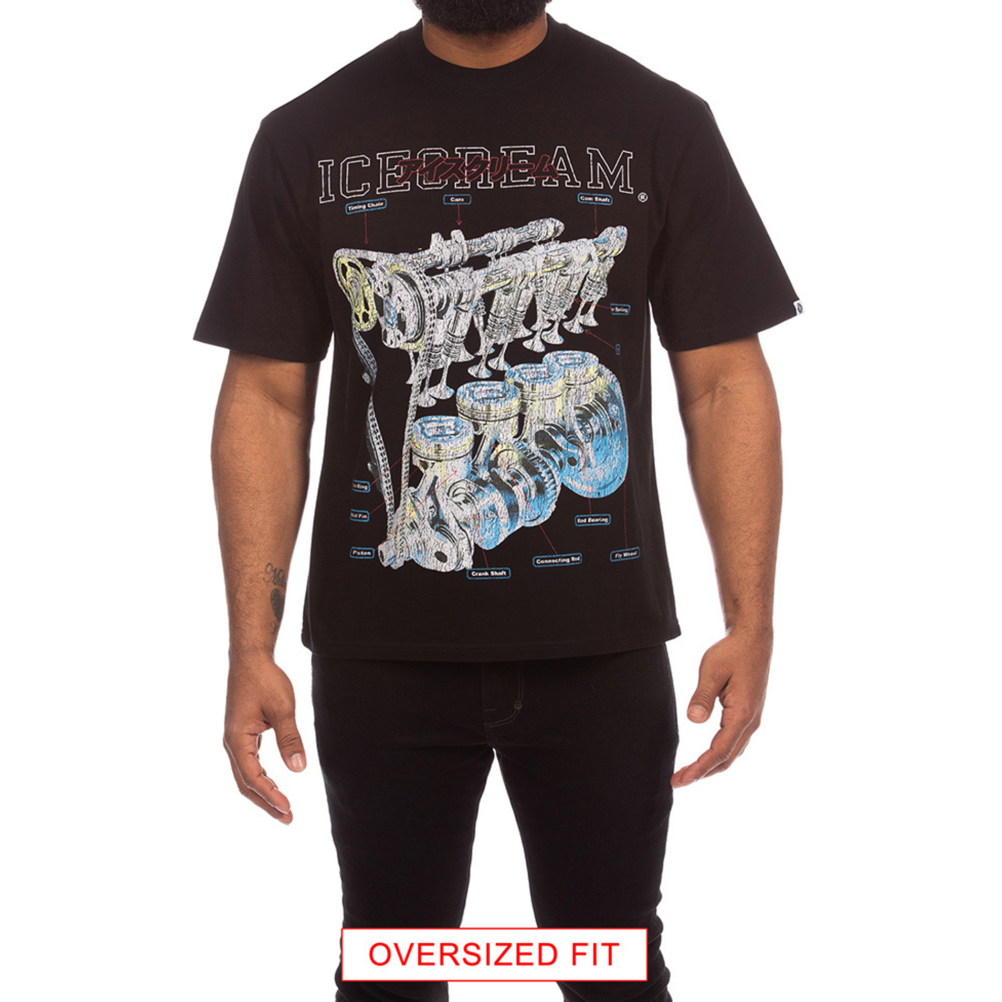 Icecream "Motorhead" SS Knit Tee (Black)