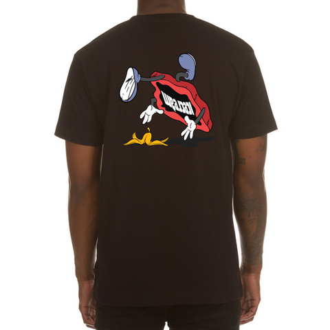 Icecream Banana Peel SS Tee (Black) - Ice Cream