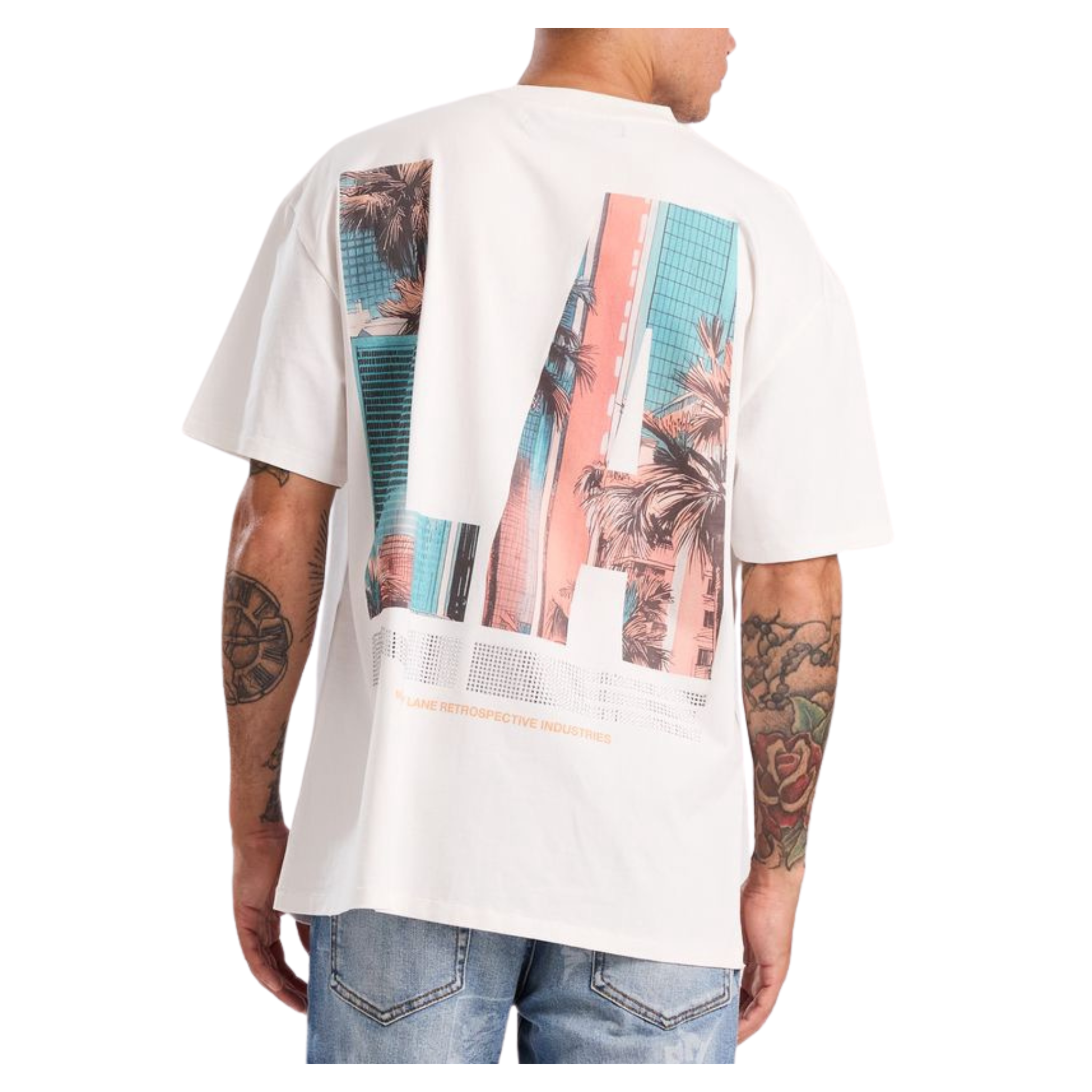Memory Lane "Downtown Reaper" Tee (White) - Memory Lane