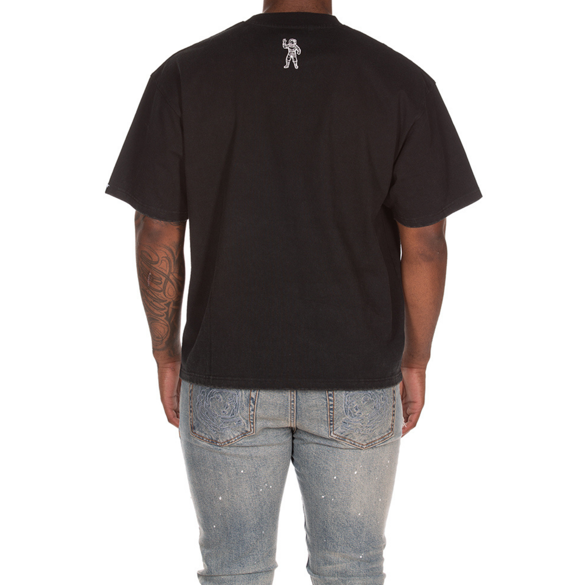 Billionaire Boys "Giant" SS Knit (Cropped Fit) (Black) - Billionaire Boys Club