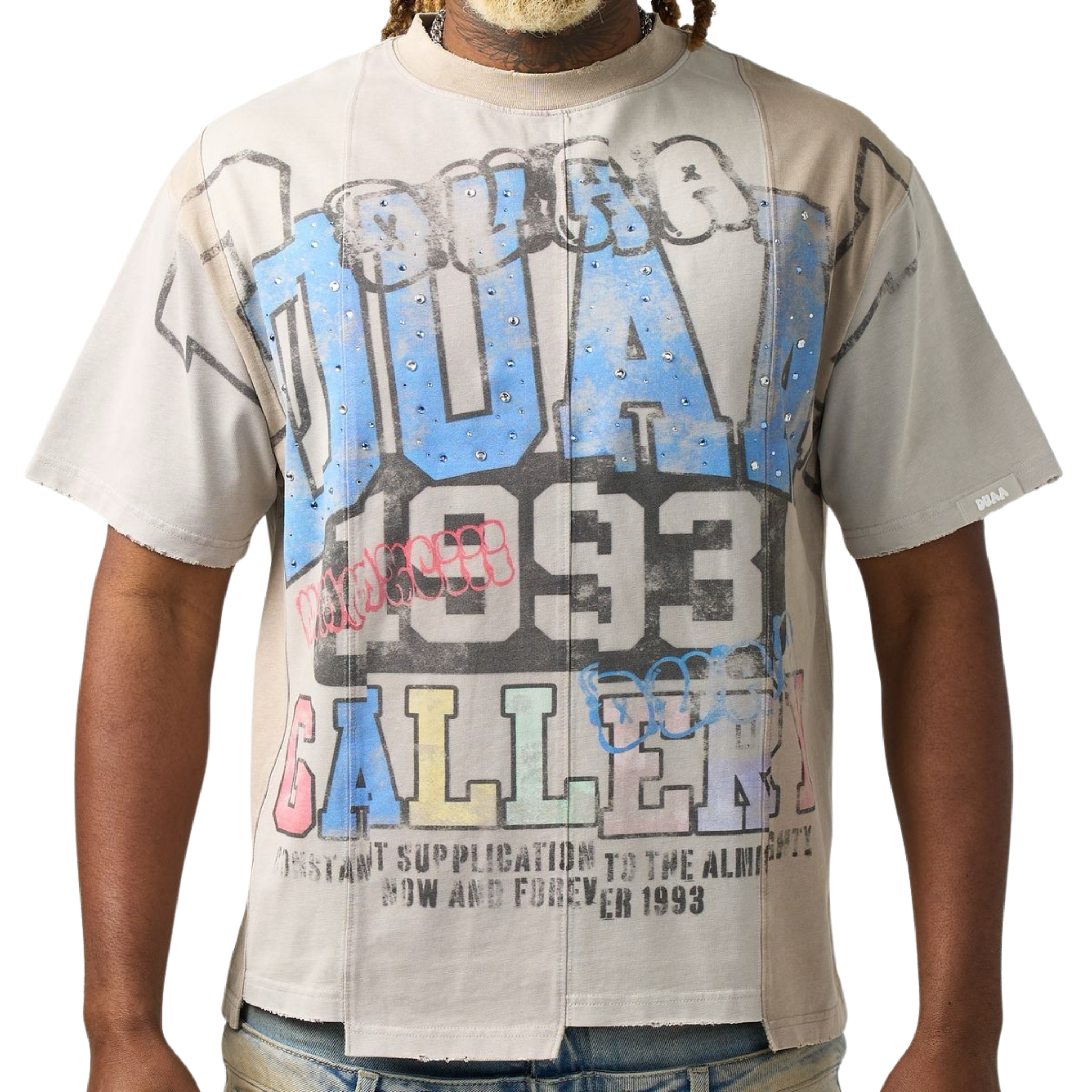 DUAA "Market" SS Tee (Tri-Color) - DUAA