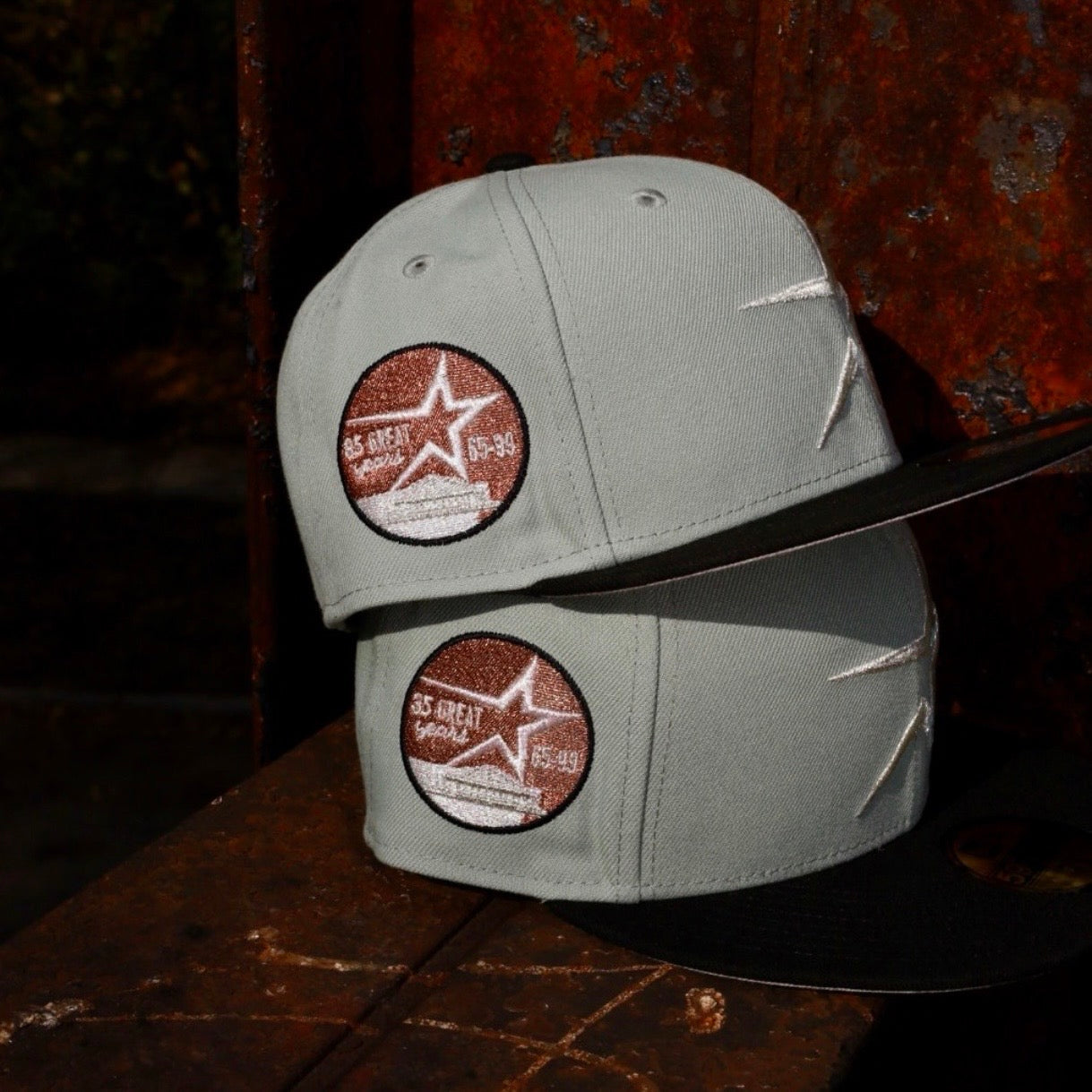 New Era Houston Astros 35th Anniversary Side Patch Fitted (Everest Green/Black) - New Era