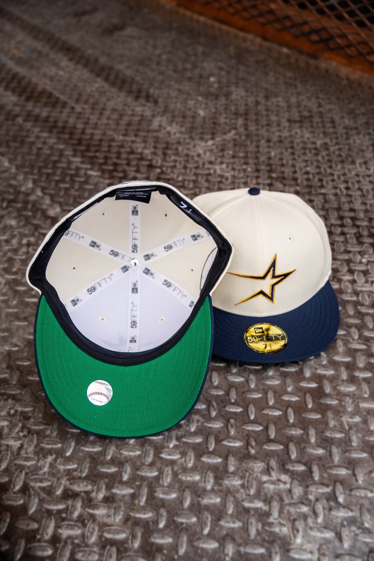 New Era Houston Astros 35th Anniversary Green UV 59Fifty Fitted (Off White/Navy) - New Era