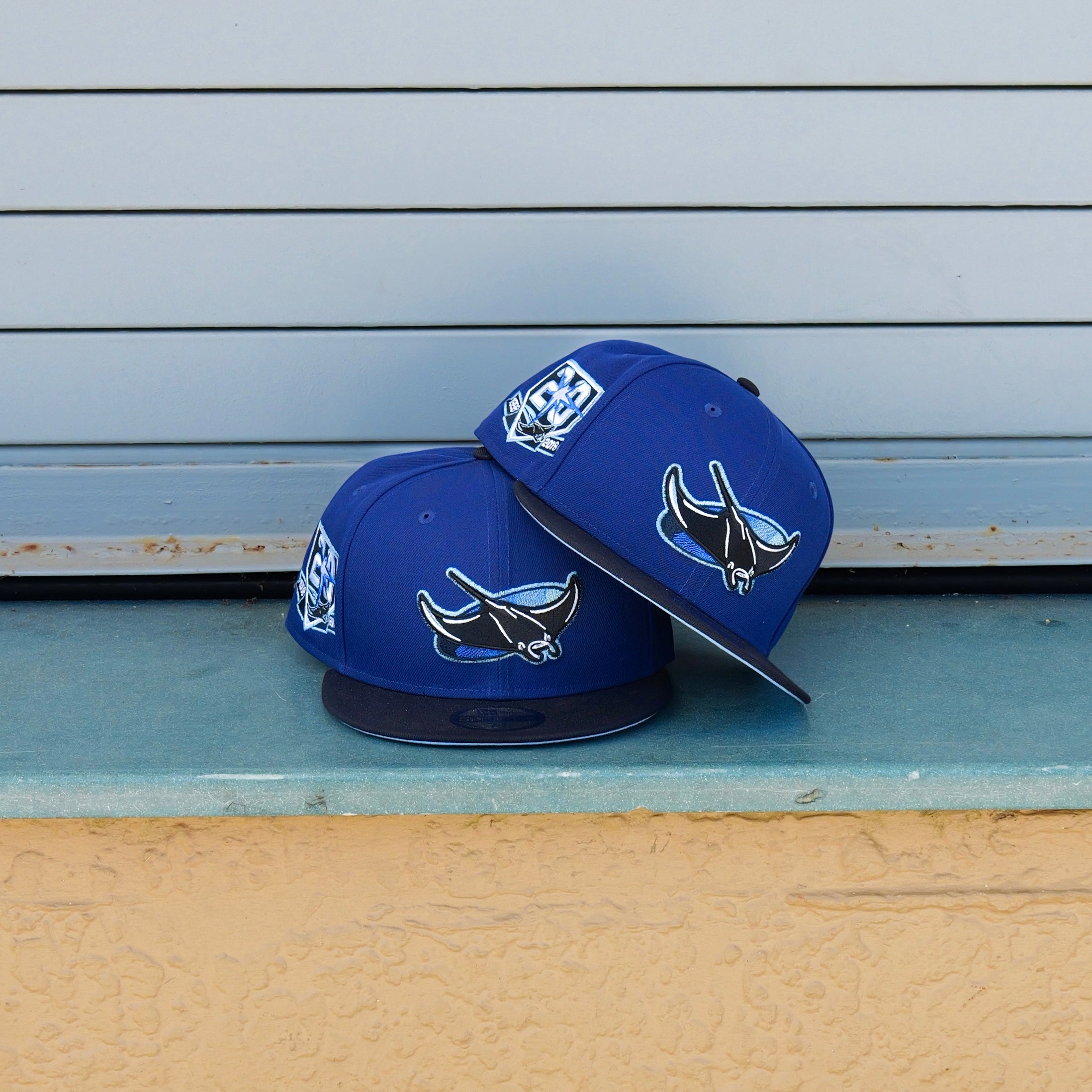 New Era Tampa Bay Rays 20th Anniversary Side Patch Fitted - New Era