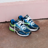 Mens Saucony ProGrid Omni 9 (Blue/Lime) - Saucony
