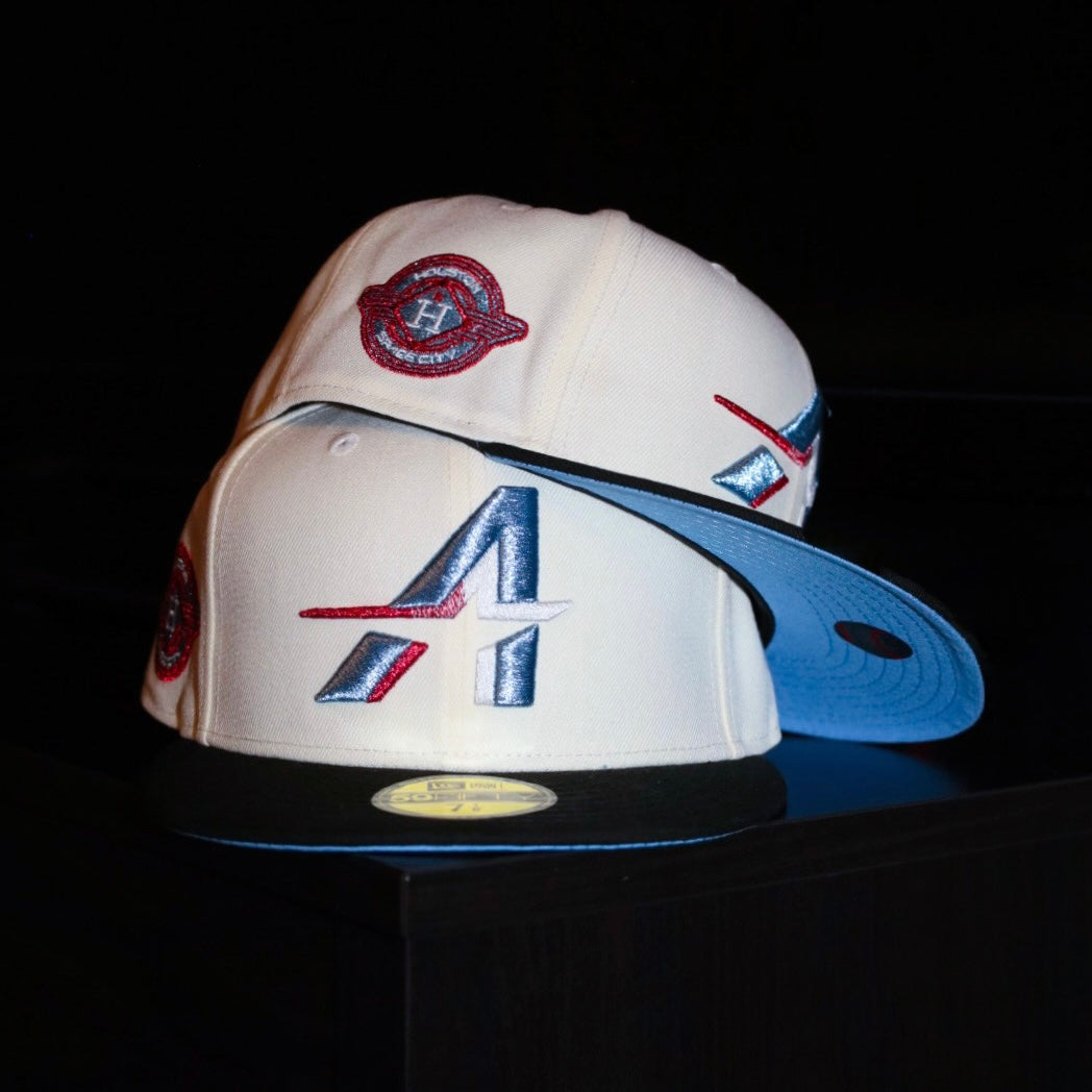 New Era Houston Astros City Connect Space City Side Patch Fitted (Off White/Black) - New Era